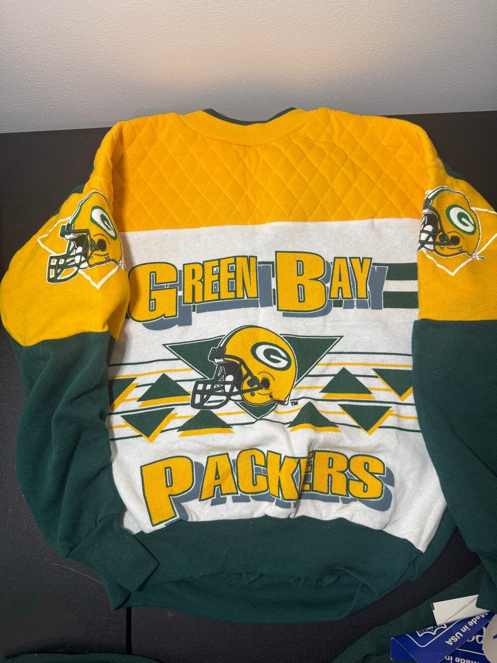 NWT 90s Kids Green Bay Packers Football Graphic Sweatshirt Size 12